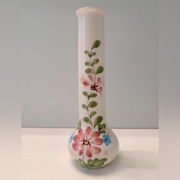 Vintage Hand-painted Vase FTD 1983 made in Portugal - Picture 6 of 11